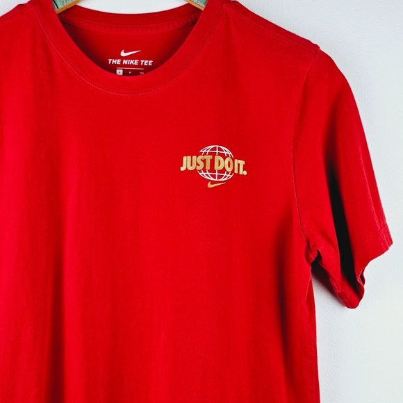 The Nike Tee Nike 2020 Olympic Red Two Sided T-Shirt, Sz S - Picture 5 of 9